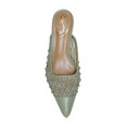 thumbnail image 6 of Sam Edelman Snyder Soft Jade Pointed Toe Block Heel Slip On Mesh Fashion Mules (Soft Jade, 8), 6 of 9
