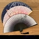 thumbnail image 3 of Silk folding fan with tassels, suitable for dancing and home decoration, 3 of 5