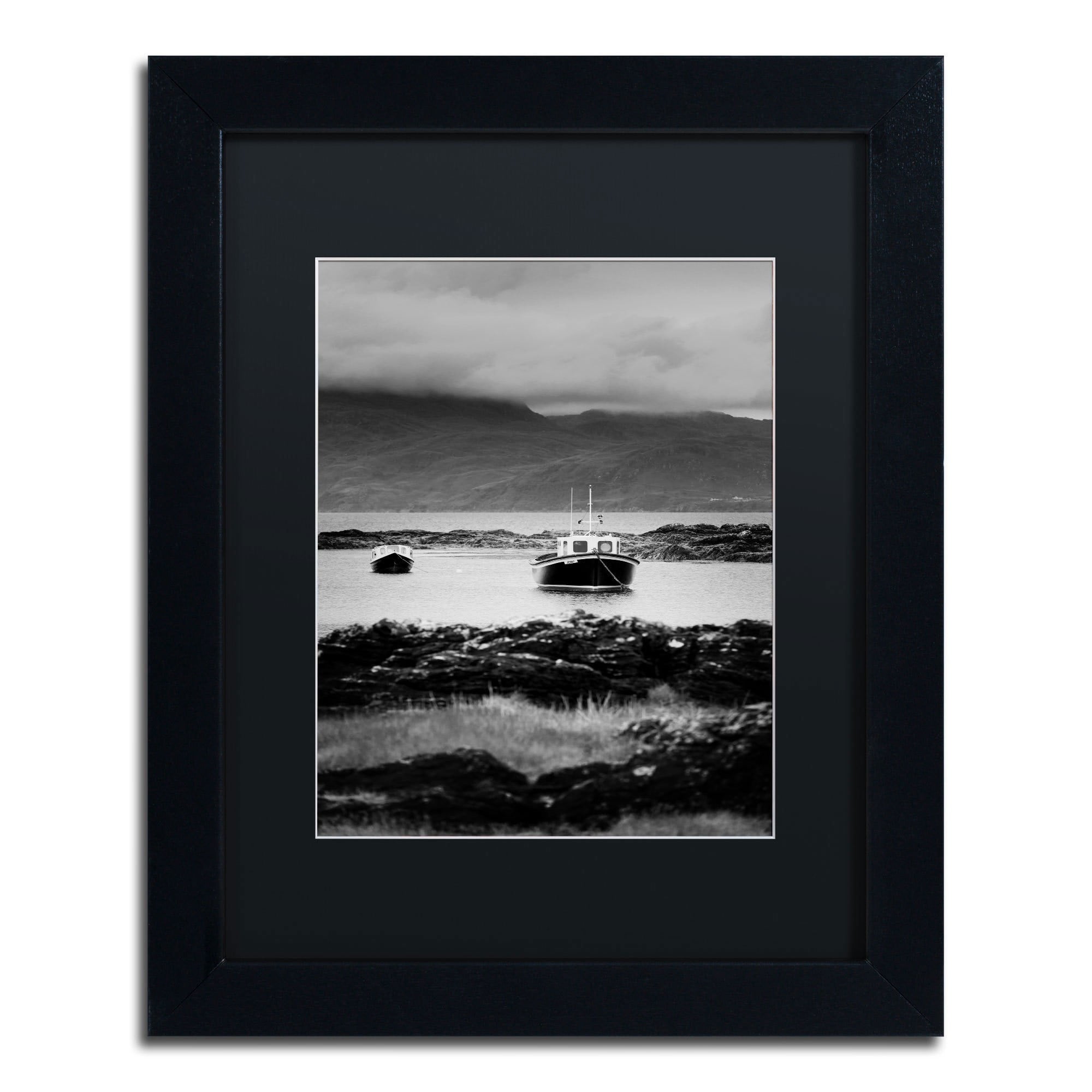 Trademark Fine Art "Two of Us" Canvas Art by Philippe Sainte-Laudy, Black Matte, Black Frame