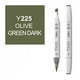 ShinHan Art 1210225-Y225 Jumeau Vert Olive Sombre Marqueur&44; Blanc – image 1 sur 1