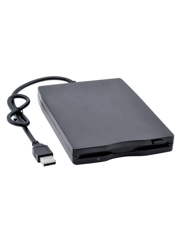 external drive Laptop External diskette Drive Portable USB 2.0 Floppy Disk High Data Transfer Driver for window window Win7 (Black)
