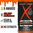 thumbnail image 5 of Elijah's Xtreme Ghost Pepper Hot Sauce, Handcrafted Award Winning Blend of Ghost Peppers, Habanero Garlic & Lime, Extreme Heat & Flavor, 5 of 6