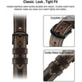 thumbnail image 3 of HUAFIY  Apple Watch Band 42mm 44mm 45mm49mm, Top Grain Leather Band Compatible iWatch Series 8/7/6/5/4/ 3/ 2/ 1, SE ,Ultra, 3 of 6