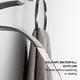 thumbnail image 3 of Billuyoard Grifo del fregadero de la cascada del lavabo fácil de limpiar e instalar grifo del fregadero del lavabo de la cascada impermeable Accesorios de baño oro blanco corto, 3 of 6