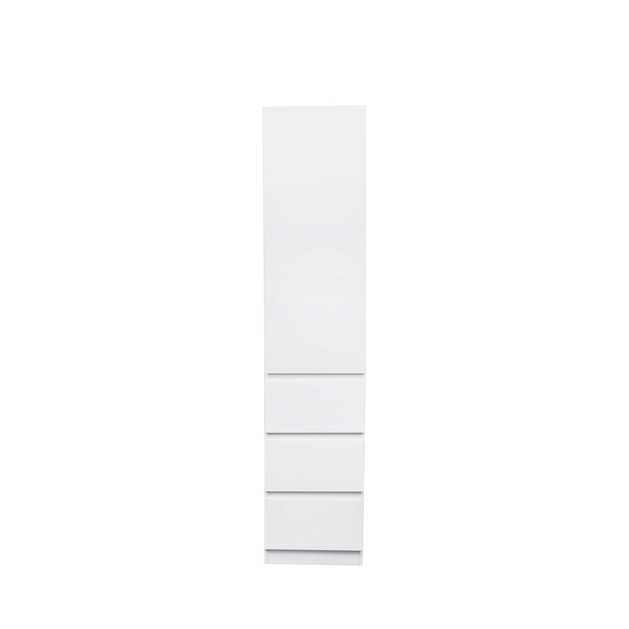 Kitchen Pantry Storage Cabinet Food Pantry Cabinet with Doors Shelves Drawers, White