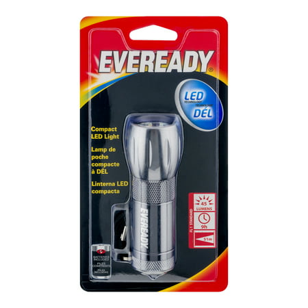 Eveready Compact 3-LED Metal Flashlight