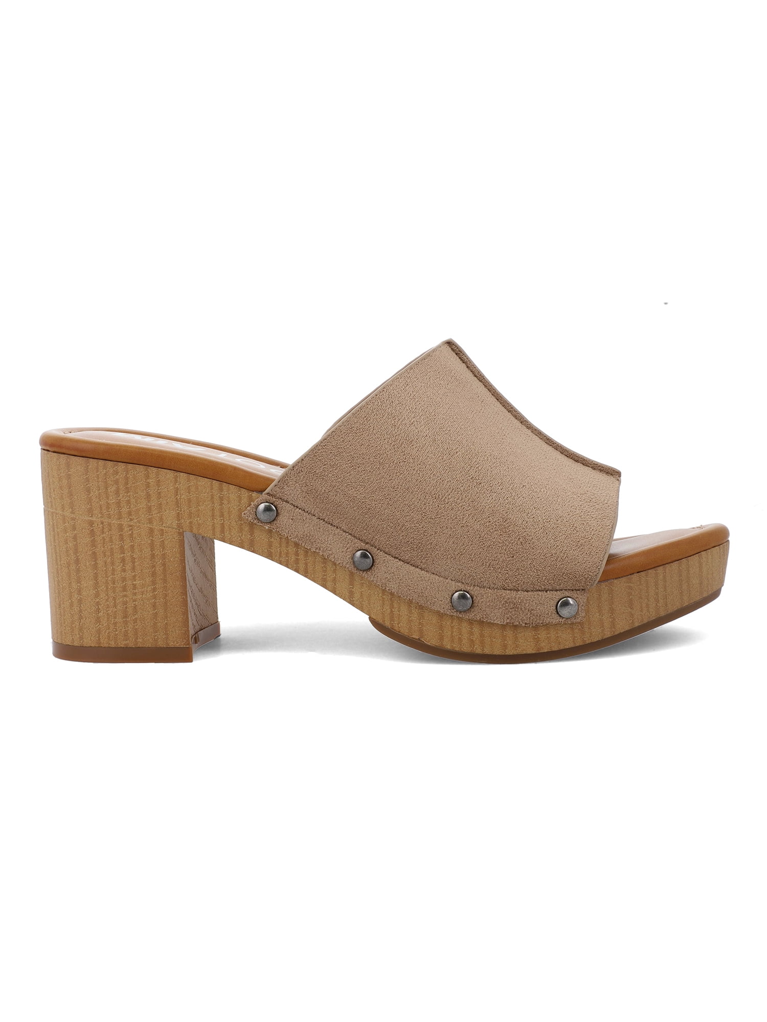 MIA Too Women's Anka Heeled Slide On Clog