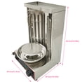 thumbnail image 4 of INTSUPERMAI Electric Doner Kebab Grill Shawarma Machine Turkish Barbecue Machine 220V, 4 of 5