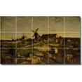 thumbnail image 1 of Ceramic Tile Mural-Vincent Van Gogh Country Painting 365. 60" w x 36" h using (15) 12 x 12 ceramic tiles, 1 of 3