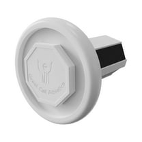 Great Call Athletics | White Pro Lacrosse Butt End Cap Universal Fits all 1" shaft