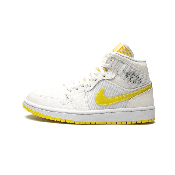 JORDAN WOMENS AIR JORDAN 1 MID SE Womens "Voltage Yellow" DB2822 107 DB2822 107 from Stadium Goods