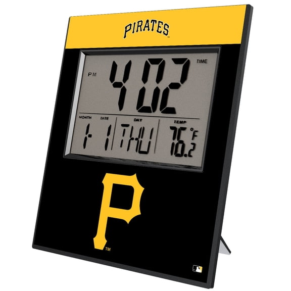 Keyscaper Pittsburgh Pirates Digital Desk Clock