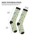 thumbnail image 4 of Pofeuu Lilies Flowers Print Compression Socks for Women & Men Circulation - Best Support for Nurses,Running,Athletic,Sports, 4 of 7