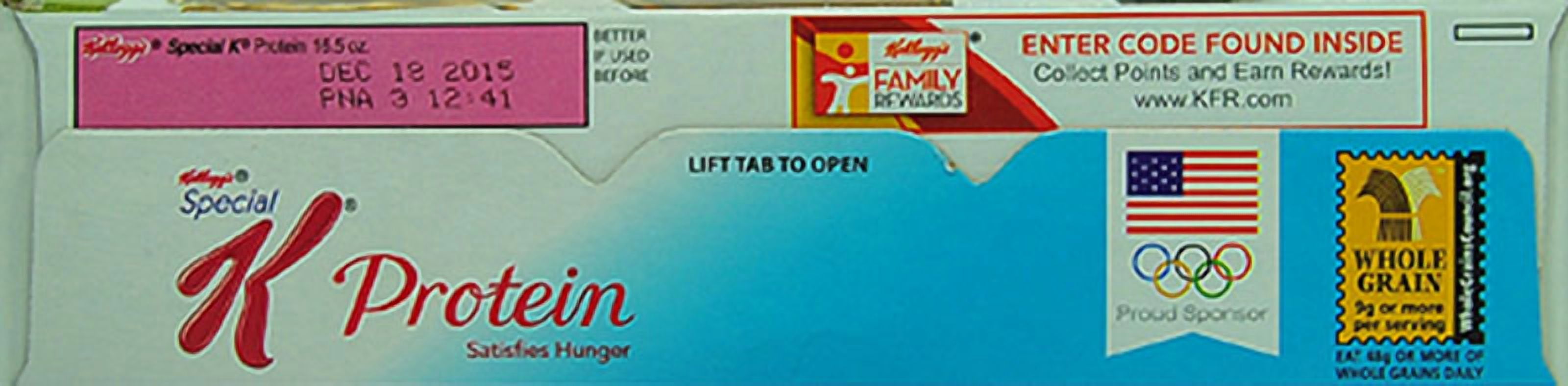 Kellogg's Special K Protein Cereal box, 16.5 ounce