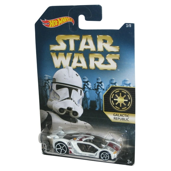 Star Wars Hot Wheels (2015) Galactic Republic Impavido Clone Trooper Toy Car 3/8