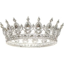 Queen Crown Rhinestone Wedding Crowns and Tiaras for Women Costume Party Hair Accessories Princess Birthday Crown Crystal Bridal Crown
