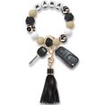 thumbnail image 1 of Key Ring Bracelet Wristlet Keychain: Silicone Beaded Bangle Chains, 1 of 5