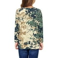 thumbnail image 3 of TQWQT Girls Long Sleeve Shirts Graphic Girls Tops Size 7-8 Winter Cute Shirt Trendy Kids Crewneck T Shirts Camo Print Tween Girls Clothes, 3 of 4