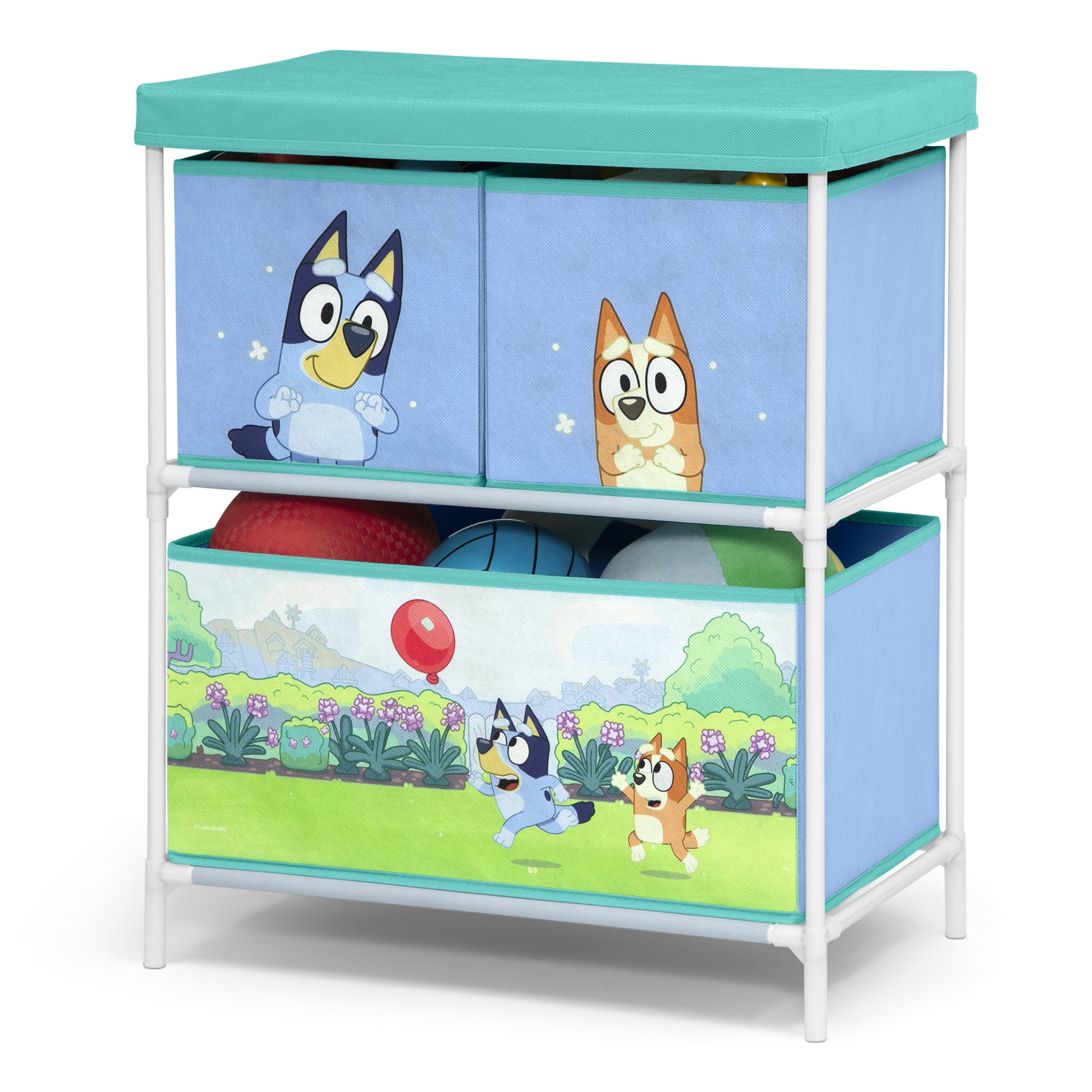 Bluey 3-Piece Toddler Bedroom Set by Delta Children, Blue