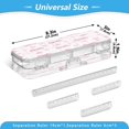 thumbnail image 3 of Plastic Pencil Box Large Capacity Pencil Boxes Clear Boxes with Snap-Tight Lid Stylish Office Supplies Storage Organizer Box Pink Butterfly Knot and Flowers, 3 of 7
