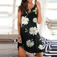 thumbnail image 1 of SMihono Robe d'Été pour Femmes Grande Taille Mode Féminine Imprimée Confortable Sans Manches Décontractée, 1 of 4