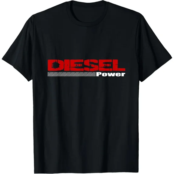 Diesel Power Truck Mechanic Engine Fuel Gas Graphic Tee Shirt Apparel,for men & women up to 5XL