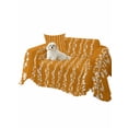 thumbnail image 2 of Orange Spring Leaves Couch Cover for Dogs, Pastoral Botanical Striped Flowers Washable Sofa Covers Slipcover for Pets Dogs Futon Cover, Couch Recliner Covers, Oversized Chair Slipcover 71"x91", 2 of 9