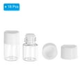 thumbnail image 3 of REGALWOVEN 2ml Essential Oil Bottles, 18 Pack Clear Glass Bottles with Orifice Reducer Sample Vial Slim Screw Cap, White, 3 of 7