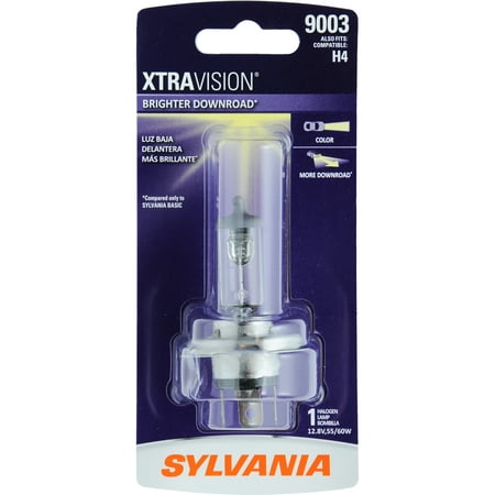 SYLVANIA 9003 XtraVision Halogen Headlight Bulb, Pack of (Best 9003 Headlight Bulb)