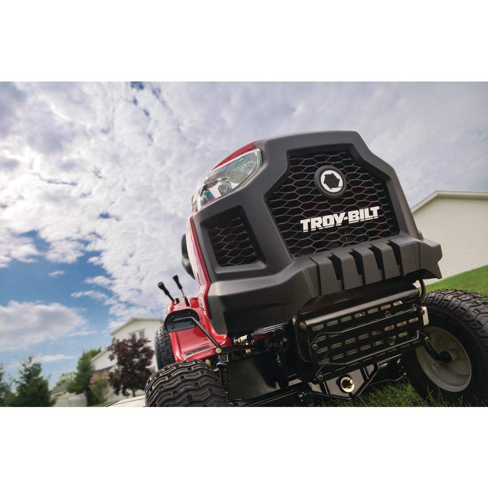 Troy Bilt Bronco 42 in. 19 HP Briggs & Stratton Automatic Drive Gas Riding Lawn Tractor with Mow in Reverse - image 5 of 7