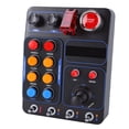 thumbnail image 6 of Brynna RGB Multifunctional Key Control Box Simulator Race Central Control Box Simulation Driving Control with 19 Buttons 9 Types 30 Programmable Options RGB Backlight USB Port Support for PC, 6 of 7