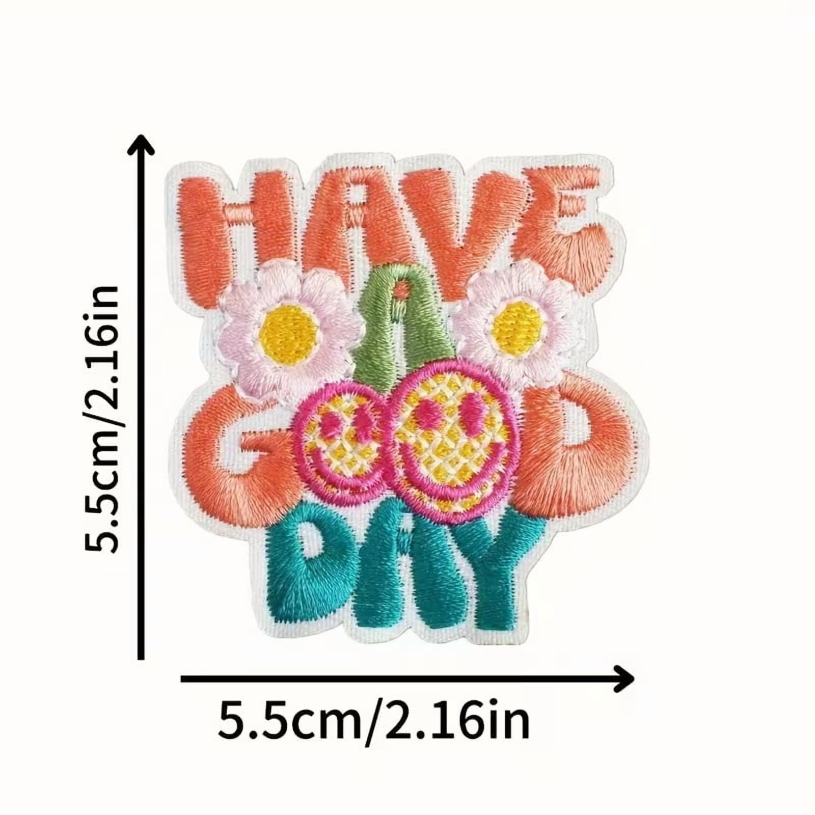 4 Pieces of Ladies Novelty Hot Stamping Patches - Personalized Iron-On and Sewn Patches for Creative Fashion