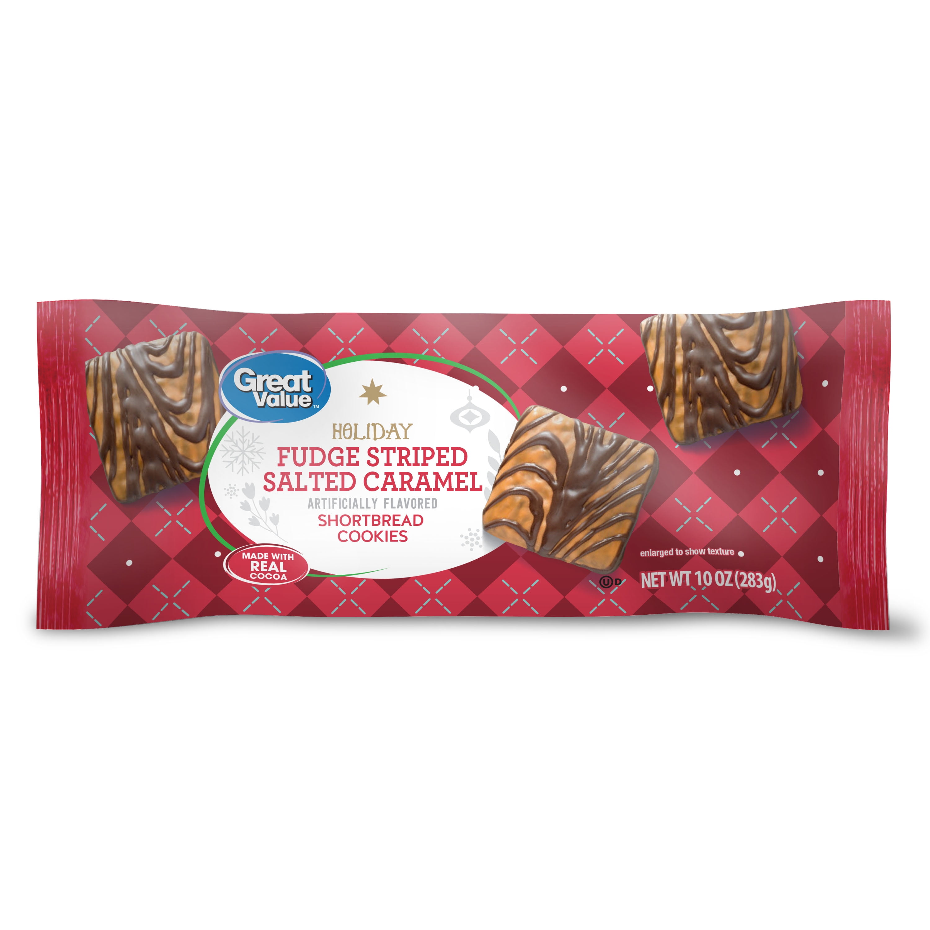 Mclane Company Great Value Holiday Fudge Striped Salted