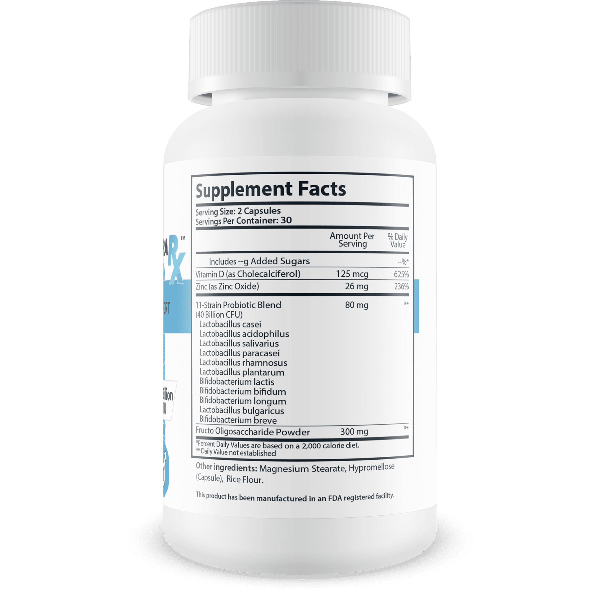 Pro Zinagra RX - Male Probiotic Support - Promote Increased Energy & Endurance - Support Gut & Male Health with Probiotics for Men - 40 Billion CFU Male Formula - Additional Immune Support Benefits
