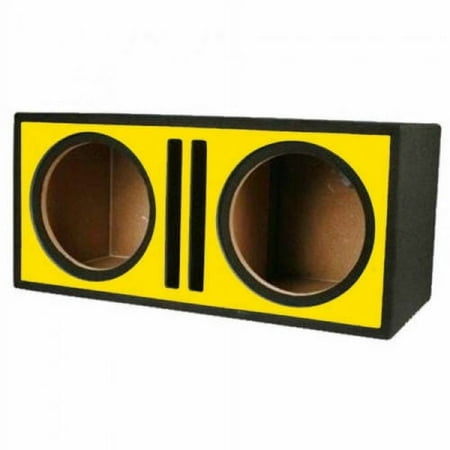 Absolute Pdeb10ye (Yellow/black) Dual 10   3/4  Twin Port Subwoofer Enclosure price history on PriceWatchPro