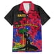 thumbnail image 2 of Camisas hawaianas con estampado 3D para hombre, aniversario de la independencia de Haití, camisas con escudo de armas y bandera de Ayiti, blusas casuales de moda para mujer, 2 of 5