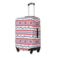 Balery Luggage Cover red blue Snow Mountain Print Suitcase Covers for