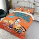 thumbnail image 3 of PEANUTS Conjunto de sábanas temático, trío de piezas, cómodo y amigable con la piel, diseño único, regalo de decoración para el hogar para familiares, amigos y fans,173X218cm, 3 of 6