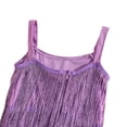 thumbnail image 2 of Gyratedream Kids Sleeveless Sequin Tassel Dress Little Girls Dance Wear Party Latin Rumba Dance Dress, 2 of 7