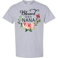 thumbnail image 3 of Inktastic Blessed to Be a Nana with Pink Flowers T-Shirt, 3 of 5