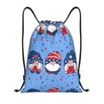 thumbnail image 1 of Fotbe Three Gnome Independence Day Bolsa Mochila con Cordón Estampada, Bolsa de Gimnasio Deportiva, Bolsa Cinch, Bolsa con Cordón para Hombres y Mujeres-Small, 1 of 6