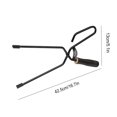 thumbnail image 4 of Pince à Feu Portable Manche en Bois Robuste Résistant à la Chaleur Pince de Cueillette de Bois de Chauffage Activité Extérieure Barbecue Pince pour Foyer Outils Type 2 avec Ressort, 4 of 8