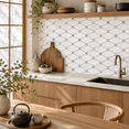 Dolomite Mixed Metal 10 Sheets Peel and Stick Backsplash Wall Tile ...
