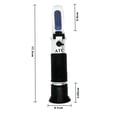 thumbnail image 2 of Handheld Sugar Refractometer Densimeter 0-32% Brix Sugar Concentration Tester Device Fruits Grapes ATC In Retail Box ,Easy to Carry, 2 of 9