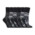 thumbnail image 1 of Gentle Grip - 6 Pairs Ladies Gentle Grip Non Elastic Crew Socks, 1 of 2