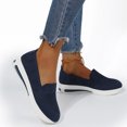 thumbnail image 4 of Zapatos de mujer para mujer, informales, diarios, con hebilla, punta cerrada, plataforma, zapatillas, zapatos de malla Wmkox8yii ahfdhkah481, 4 of 6