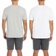 thumbnail image 2 of Hurley Men's Graphic Tee, 2-Pack (Gray/White, XXLarge), 2 of 4