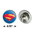 thumbnail image 3 of Superman New 52 Shield Logo Metal 0.75" Lapel Hat Pin Tie Tack Pinback, 3 of 5