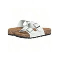 thumbnail image 5 of Women's Cork Footbed Sandals With Adjustable Buckles Slip On Platform Slides Sandals, 5 of 5