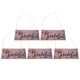 thumbnail image 5 of 5 Unidades carta de madera placa puerta pared decoración porche delantero tienda vacaciones colgante, 5 of 8